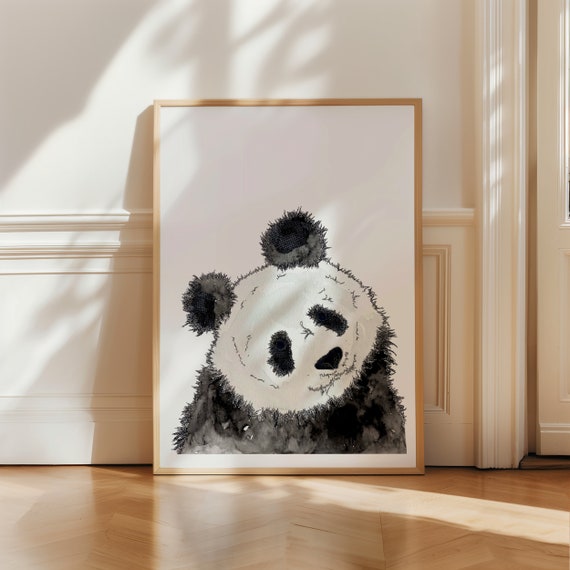 Panda | Panda Artwork | Panda Print | Panda Gift | Nursery Art | Panda Nursery Art | Gift for kids | Panda Gifts | Pandas | Panda Lover |