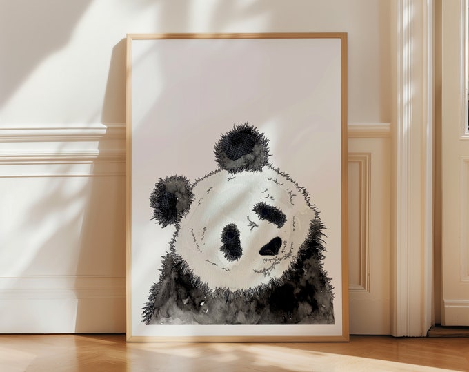Panda | Panda Artwork | Panda Print | Panda Gift | Nursery Art | Panda Nursery Art | Gift for kids | Panda Gifts | Pandas | Panda Lover |