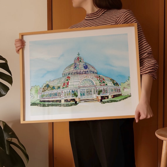 Palm House Sefton Park | Palm House Liverpool | Sefton Park Print | Liverpool Art | Liverpool gift | Sefton Park Wedding | Liverpool Picture