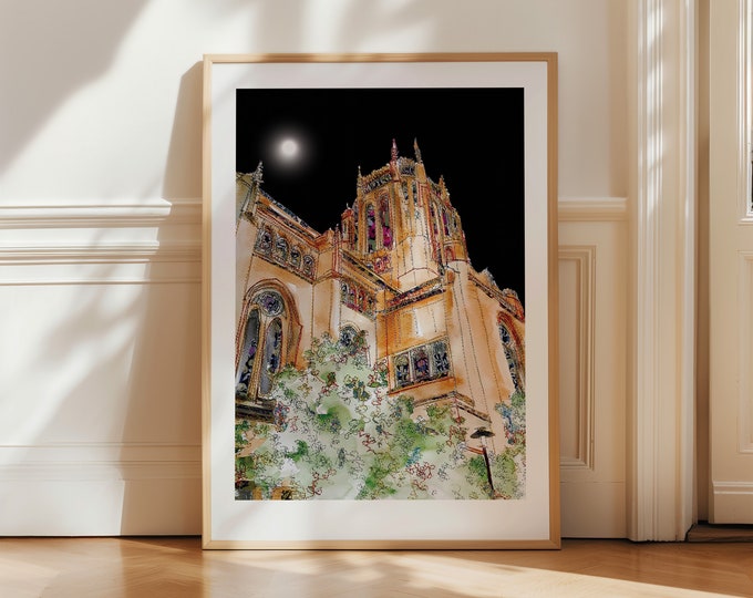 Anglican Cathedral | Liverpool Cathedral | Liverpool Print | Liverpool Print | Liverpool Gift
