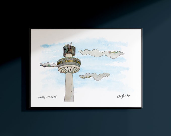 Radio City Tower - St Johns Beacon - Liverpool Print