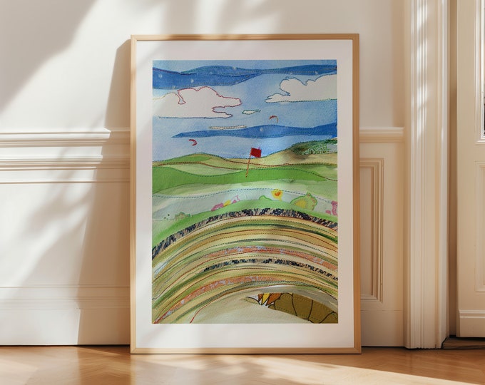 Golf | Golf artwork | Golf Poster | Golf Gifts | Golf Decor | Hoylake Golf | British Open Hoylake  Gift