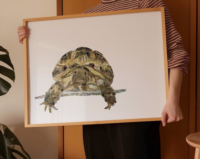 Tortoise Poster | Tortoise Artwork | Tortoise Picture | Tortoise Gifts | Tortoise Art | Tortoise Print | Animal Wall Art | Tortoise Gift