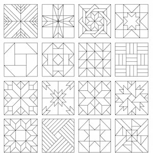 Pacchetto SVG per trapunte a tema fienile, 16 modelli per trapunte a tema fienile, blocco PNG per trapunte in stile rustico, disegni per trapunte tagliati al laser, file per trapunte a tema fienile in legno, download digitale