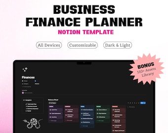 Mall för affärsfinansieringsplanerare | LLC-utgifts-kassaflödesspårare