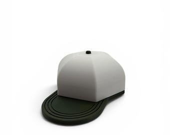 Mini Flat Bill Cap STL & 3MF File | 3D Printable Hat | Instant Download