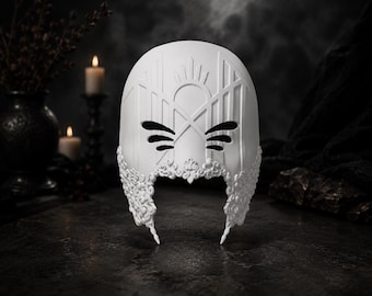 Sleep Token Inspired Vessel Cosplay Mask | DIY 3D Printed Paintable Mask