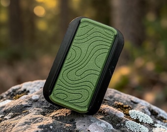 SplitCarry ™ Micro - Magnetischer Tabakbeutel | Kompakte EDC-Hülle mit zwei Fächern | Beutel mit Schiebedeckel