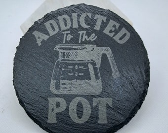 Beverage Theme - Etched Slate Coasters