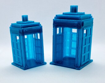 Dr. Who Tardis Aquarium Hide for Shrimp or Fish!