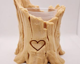 Tree Trunk planter ~ 2.5in