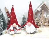 Couple of Christmas gnomes Nordic Christmas decoration