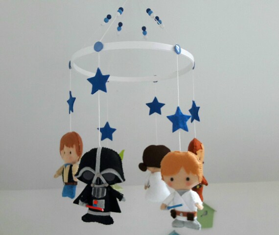 Baby Star Wars Hanging Mobile Etsy Baby Star Wars Hanging Mobile Etsy