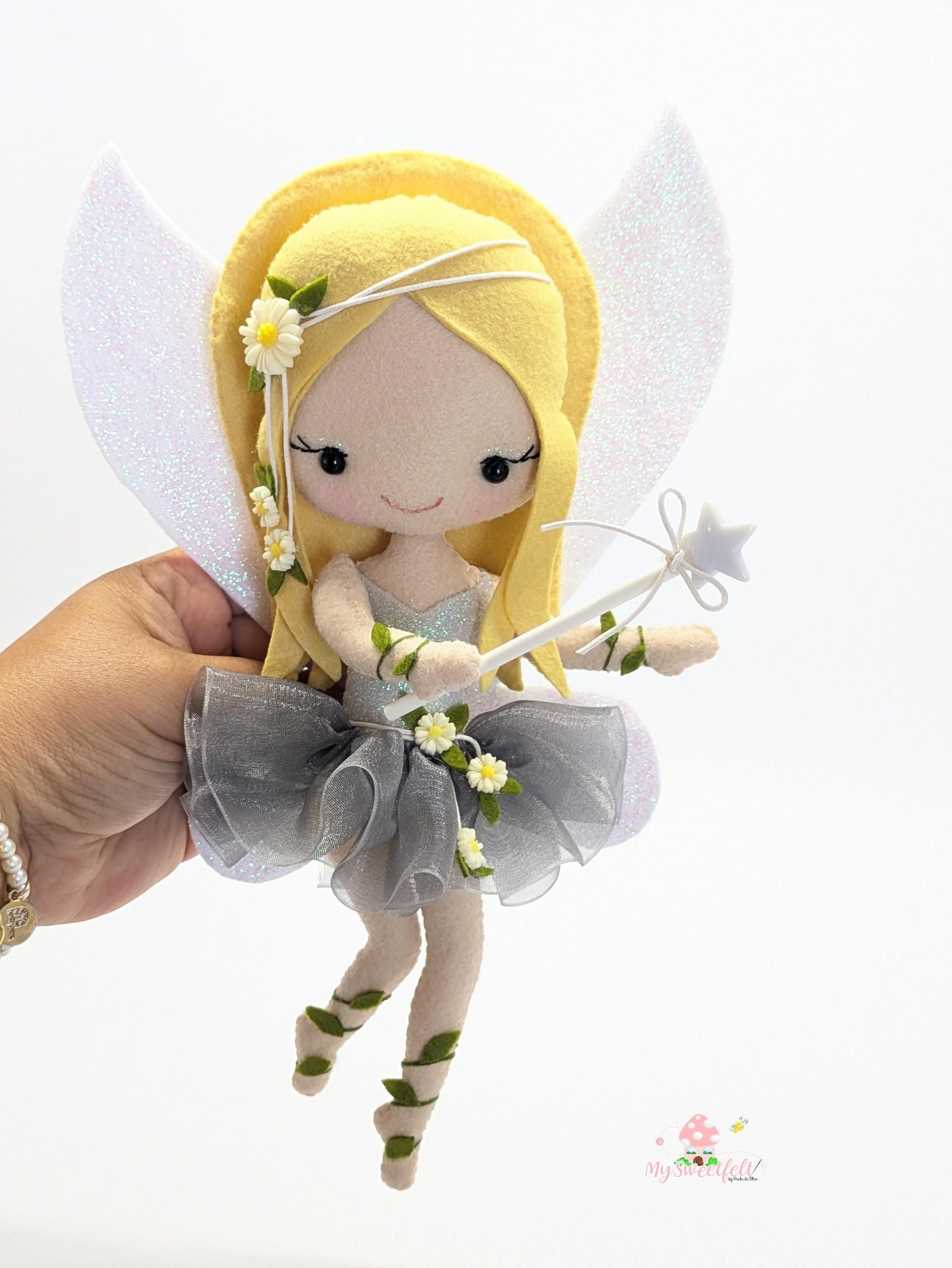 Fatina Bamboline Con Tulle Fai Da Te Bomboniera Fatine Colorate In