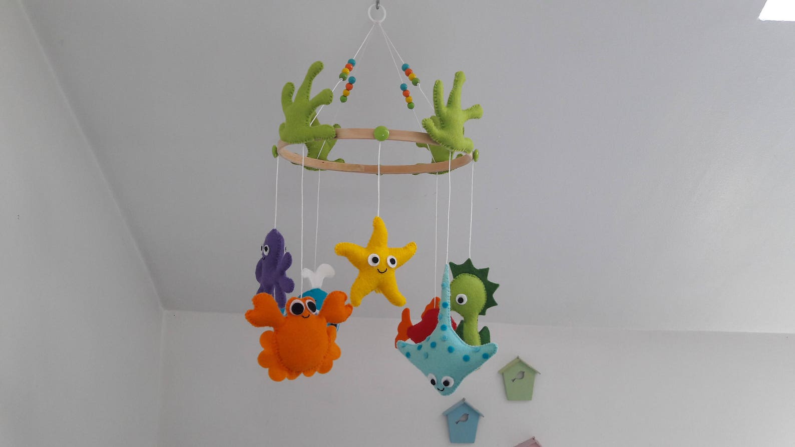Hanging Crib Mobile Under the Sea / Under the Sea Animals / Etsy