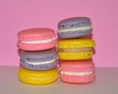 12 Macarons Cookies  French Macarons Almond Assorted Gift Favor Variety Choice of flavors