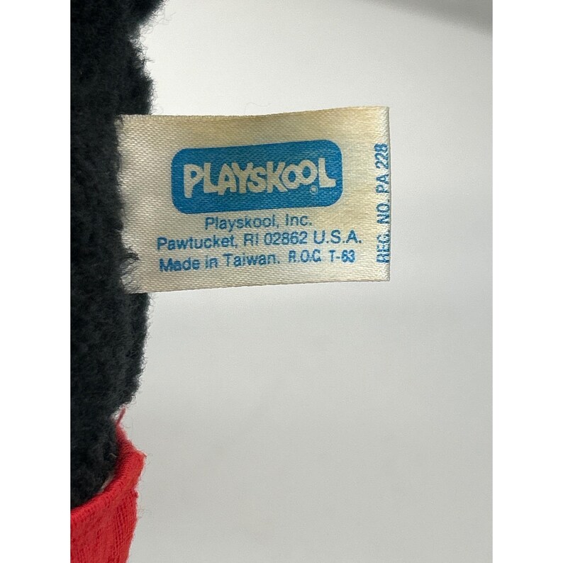 Vintage 80s Playskool Mickey Mouse Red Pants Mickey 16" Plush Toy Bild 4