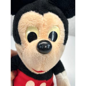 Vintage 80s Playskool Mickey Mouse Red Pants Mickey 16" Plush Toy Bild 3