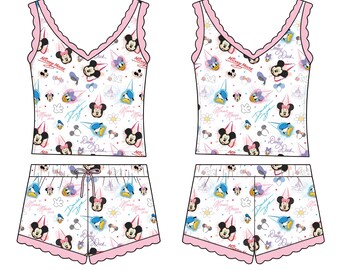 Sensational Sig's" 2 Pc Tank Sleepie Set (Pre-Order)
