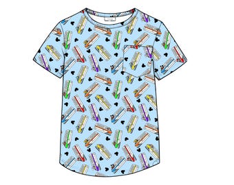 NEW "Monorail Magic" Boy's & Men's Comfort Magical Tee- shirt (Pre-Order)