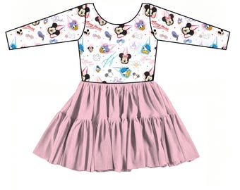 Sensational Sig's" Long Sleeves Tulle Twirlie (Pre-Order)