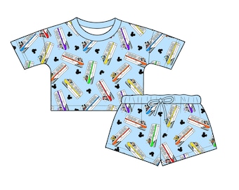 Monorail Magic" - 2 Pc Waffle Set (Pre-Order)