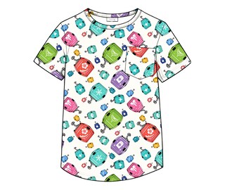 NEW "Princess Skyline Dreams" Boy's & Men's Comfort Magical Tee- shirt (Pre-Order)