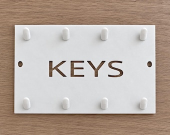Wall-mounted key holder