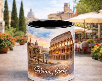 Rome Italy Cityscape | Accent Coffee Mug 11oz