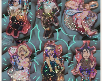 KGLW "Drag Night 2025" Translucent Holographic Colored Keychains