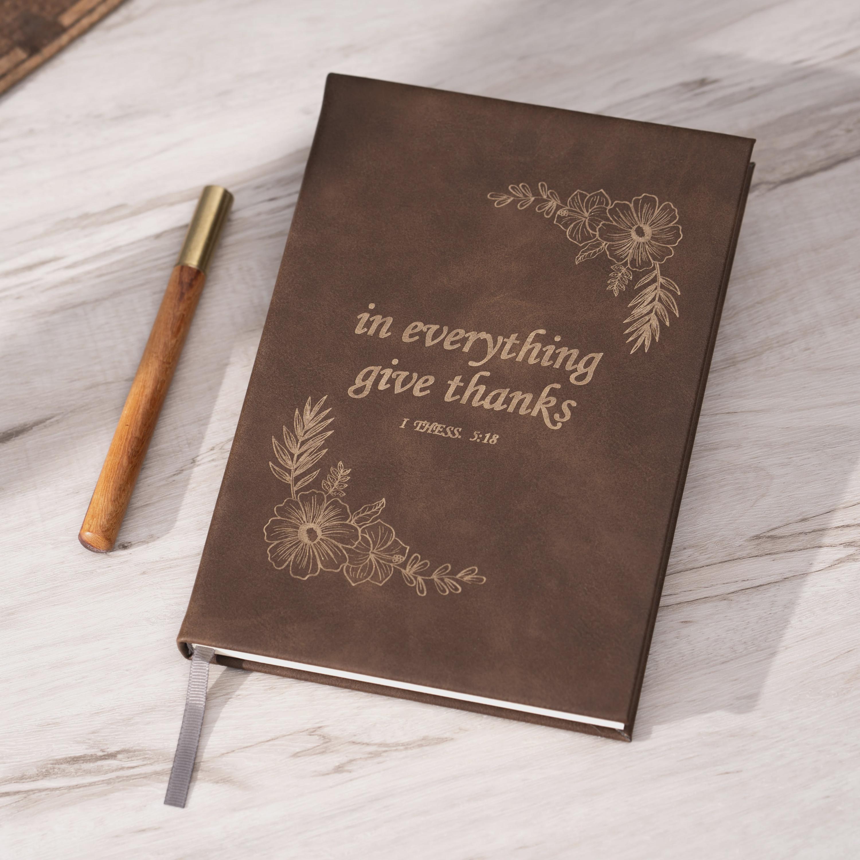 Personalized A5 PU Leather Notebook