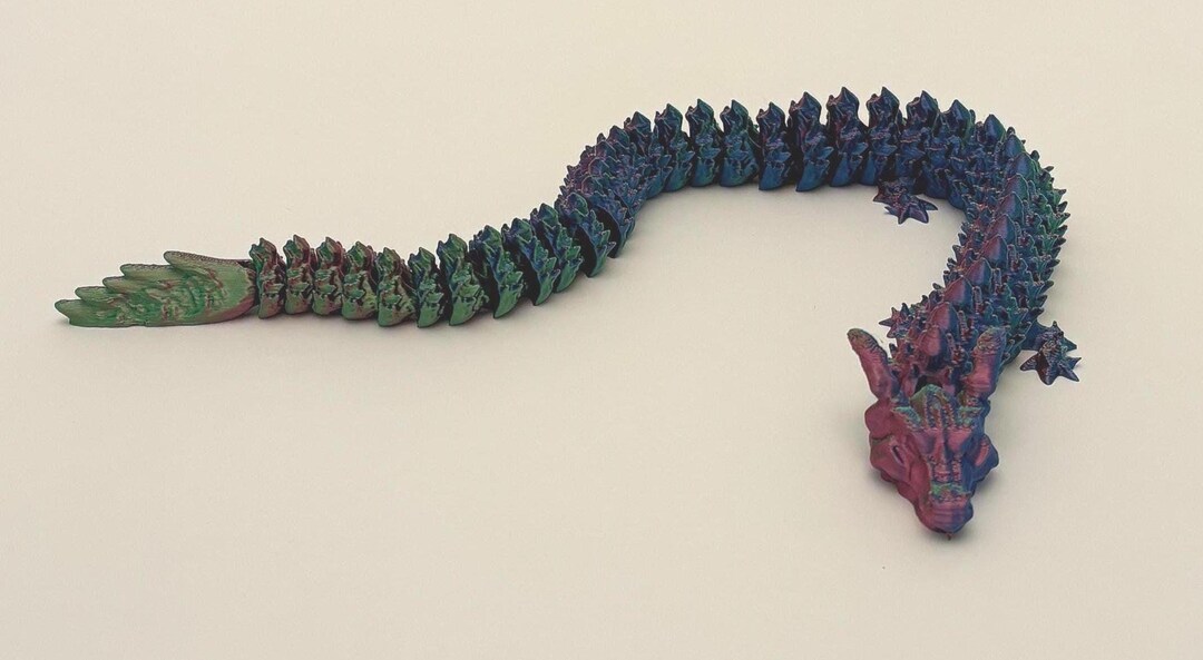 Articulated Dragon - 3D Printed - Etsy