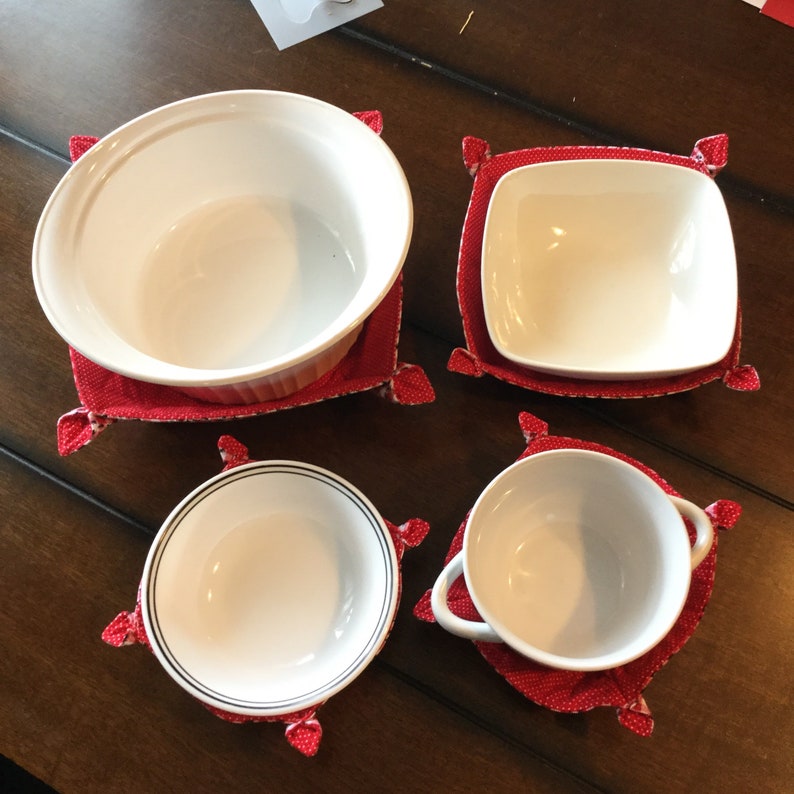 microwave bowl cozy Bowl cozies Microwave bowl cozies in three sizes ants at a picnic