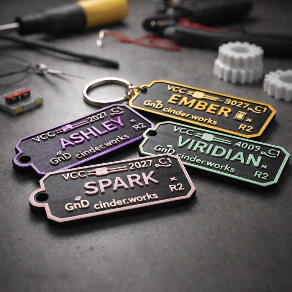 Engineer Key Ring Custom PCB Name Keychain | Circuit Board Tech Gift | Personalized 3D ...
