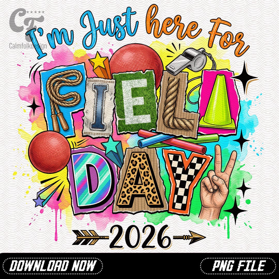 Field Day 2026 PNG, School Sports Design (digital Download) - Etsy