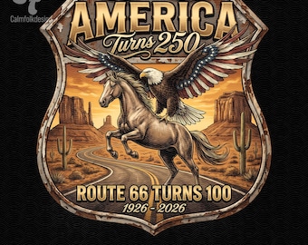 America 250th Patriotic Eagle Horse Sublimation Design (Digital Download)