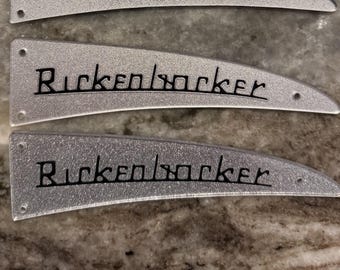 Rickenbacker 4003 Truss Rod Covers - MADE TO ORDER with your custom logo
