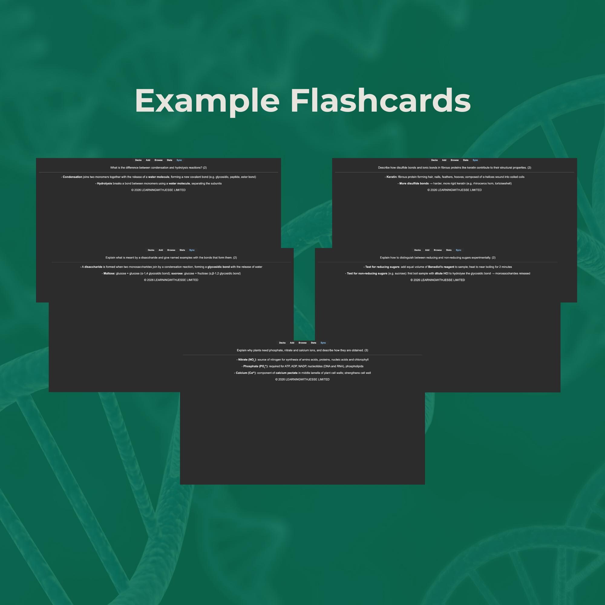OCR A Level Biology A Flashcards | 740 Anki Cards | Full Spec H420 ...