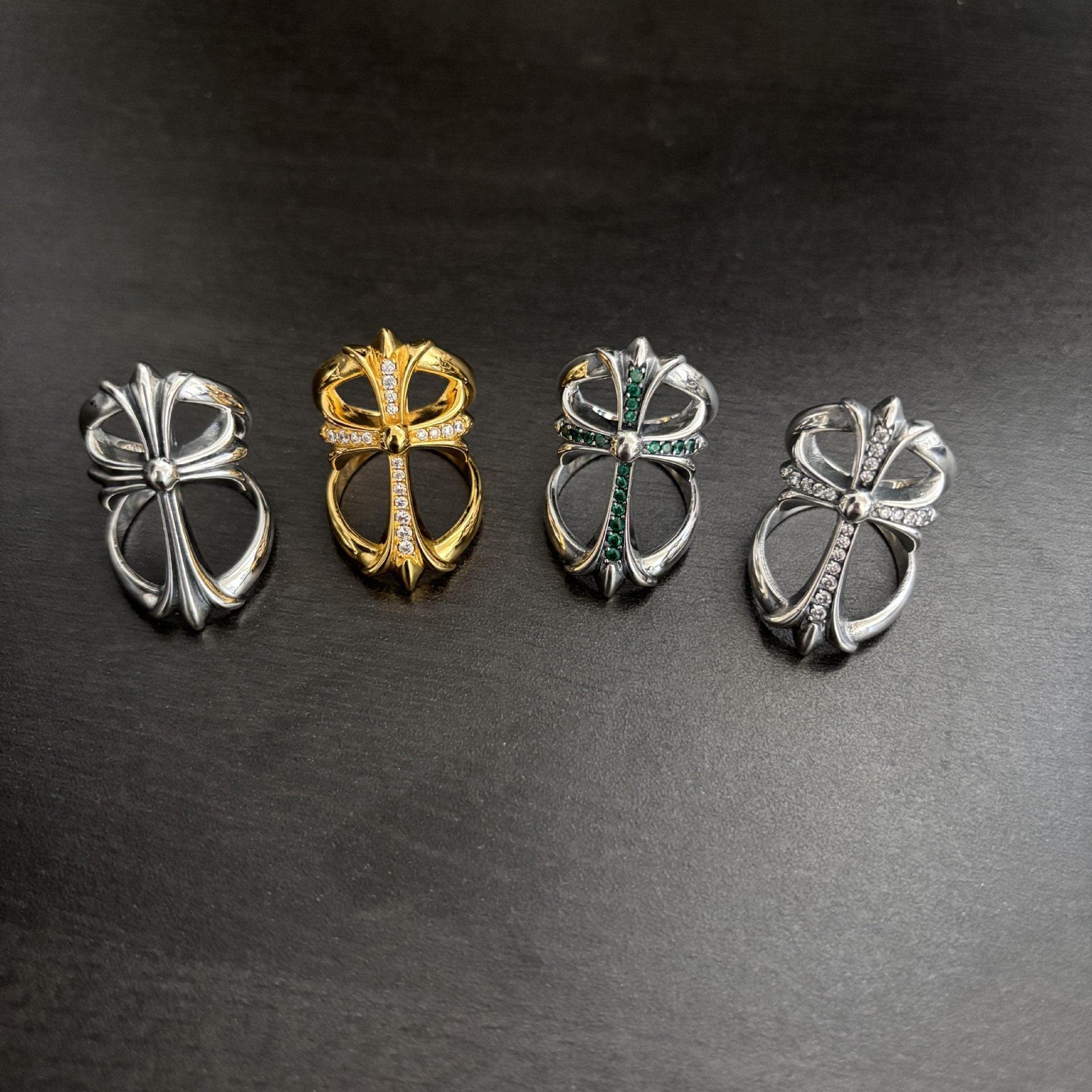 Chrome Hearts クローバー型ピアス 925シルバー Chrome hearts 925 - Etsy 日本