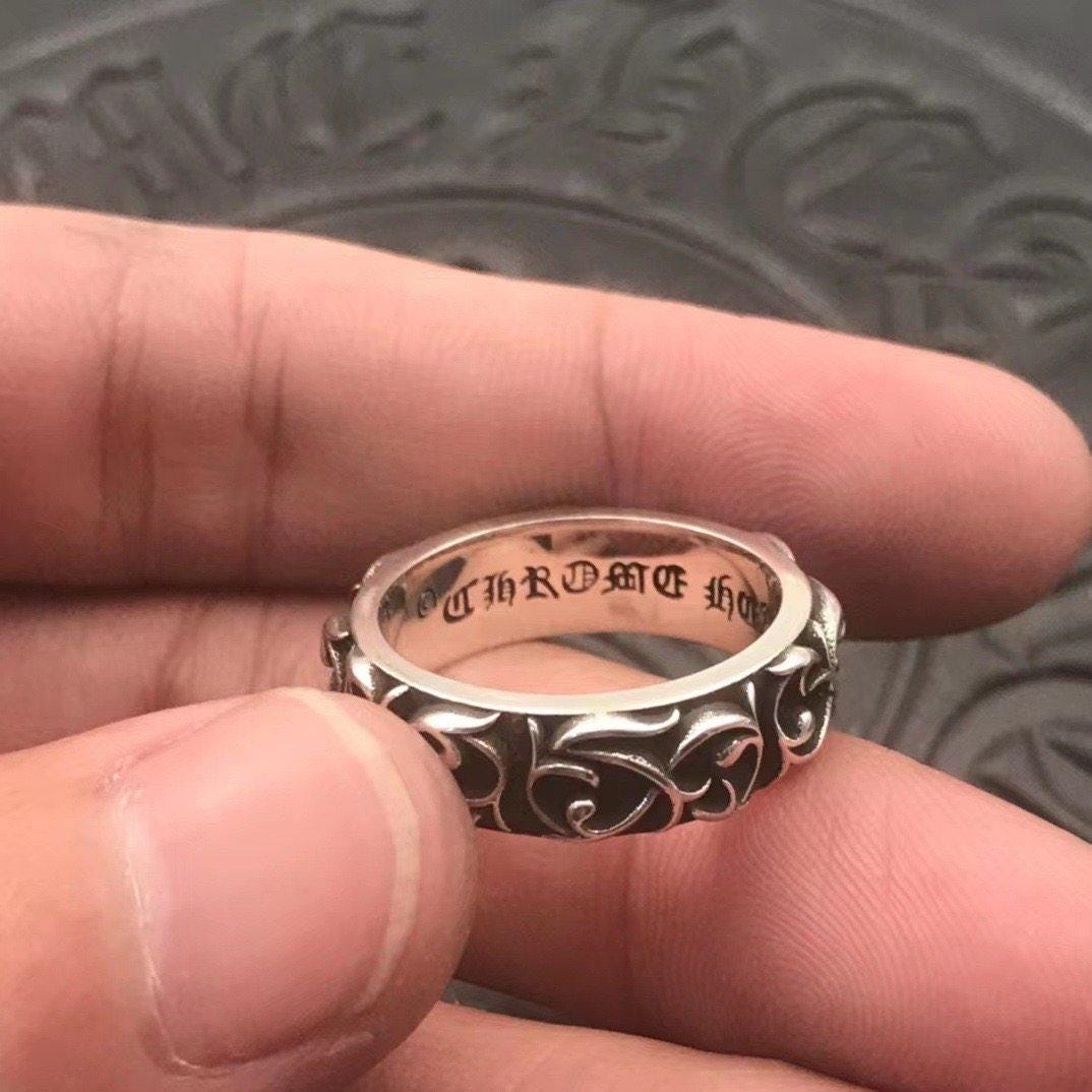 Chrome Hearts Vine Ring - Etsy Chrome Hearts Vine Ring - Etsy