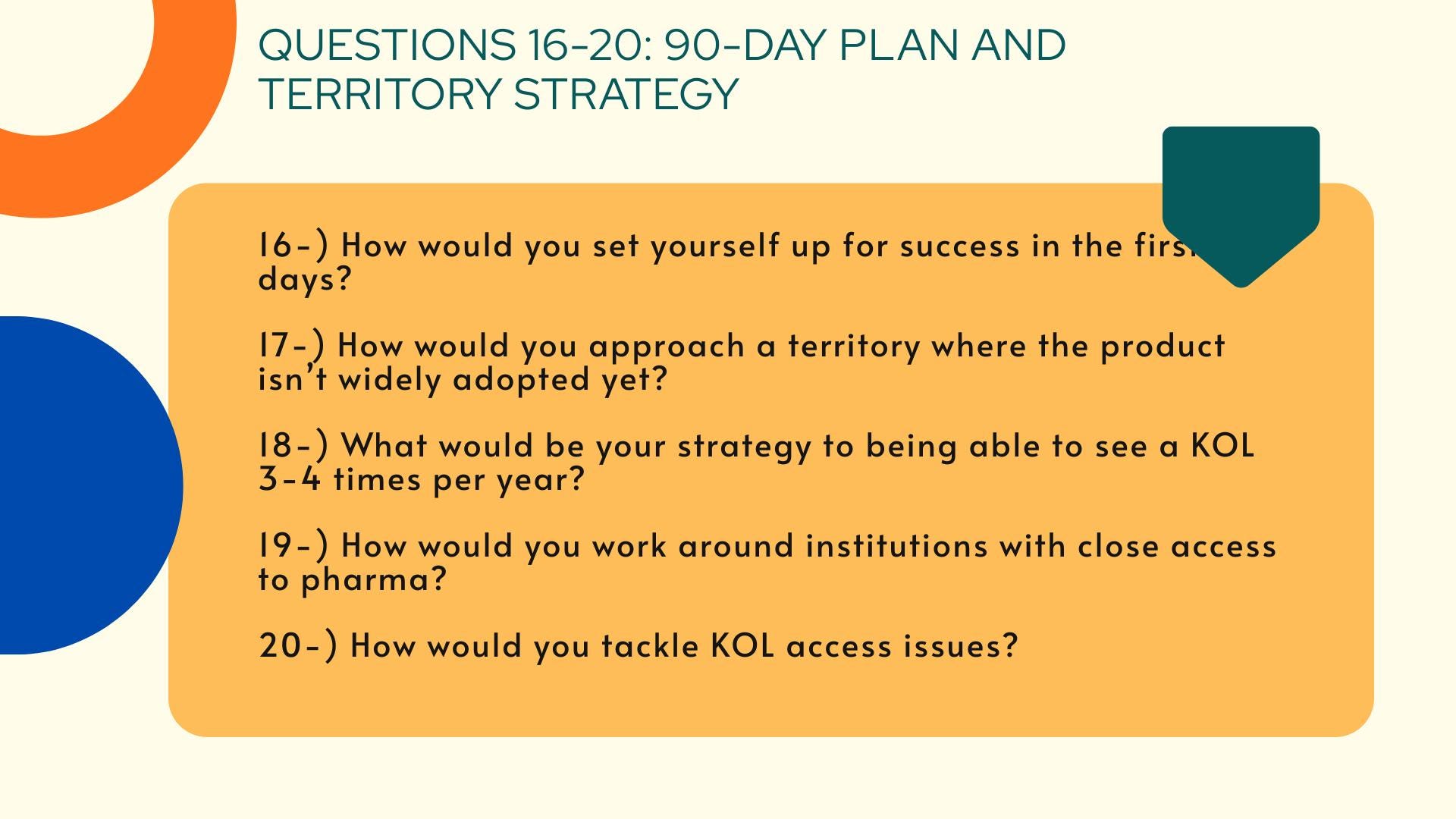 Biotech Interview Questions MSL Interview Questions | Medical Science Liaison Interview Prep Guide ...