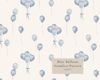 Ballon Musterdesign Geburtstag Ballon Digitales Papier Baby Shower Party Hintergrund Kinderzimmer Stoff-Design