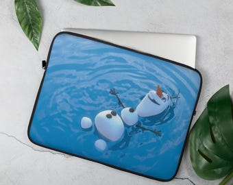 Olaf Laptop Sleeve Frozen Aesthetic Laptop Case Cute Disney Snowman Laptop Sleeve 13 15 Inch