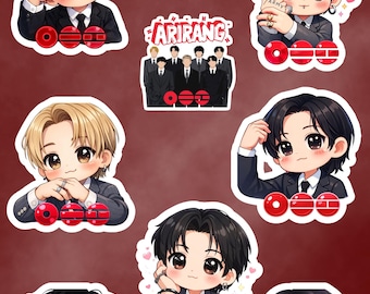 プリント＆カット BTS ステッカー、印刷可能な BTS ステッカー - 即時