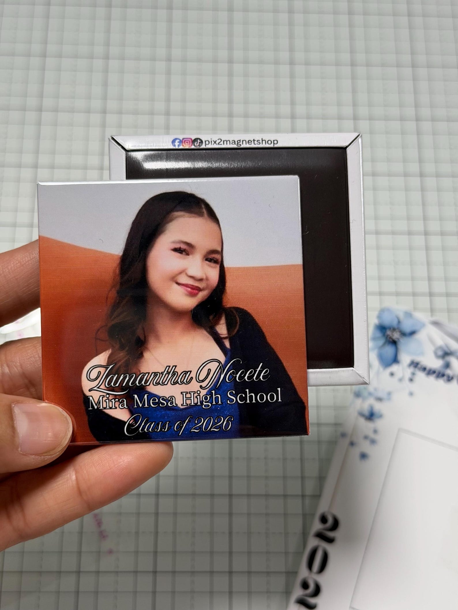 Personalized Graduation Photo Magnet 2026, Custom Class of 2026 Party ...