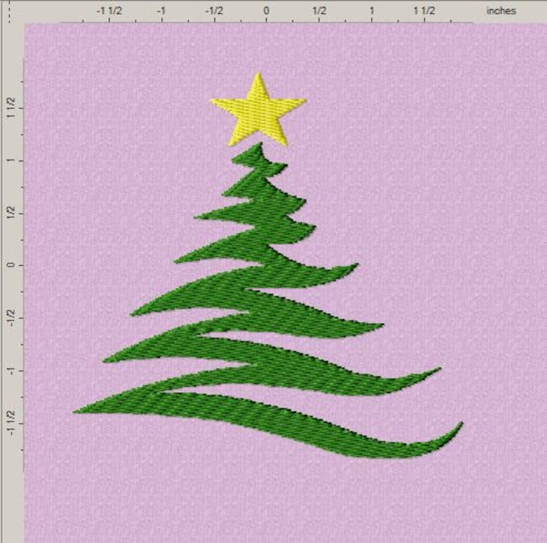 Zig Zag Christmas Tree - Etsy