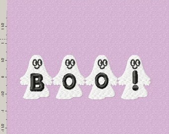 Boo Halloween Stickerei Design