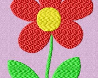 Abbey's Flower Embroidery Design