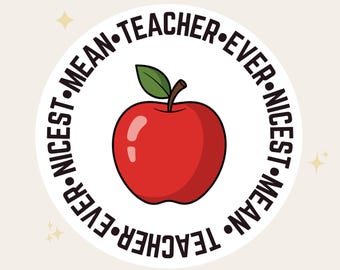 Schönster Lehrer Lehrer Sticker | Lustiger Lehrer Aufkleber | Geschenk für Lehrer | Klassenzimmer Humor | Lehrer Laptop Aufkleber