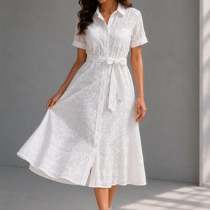 polished cotton dresses for ladies Polish Cotton Dress